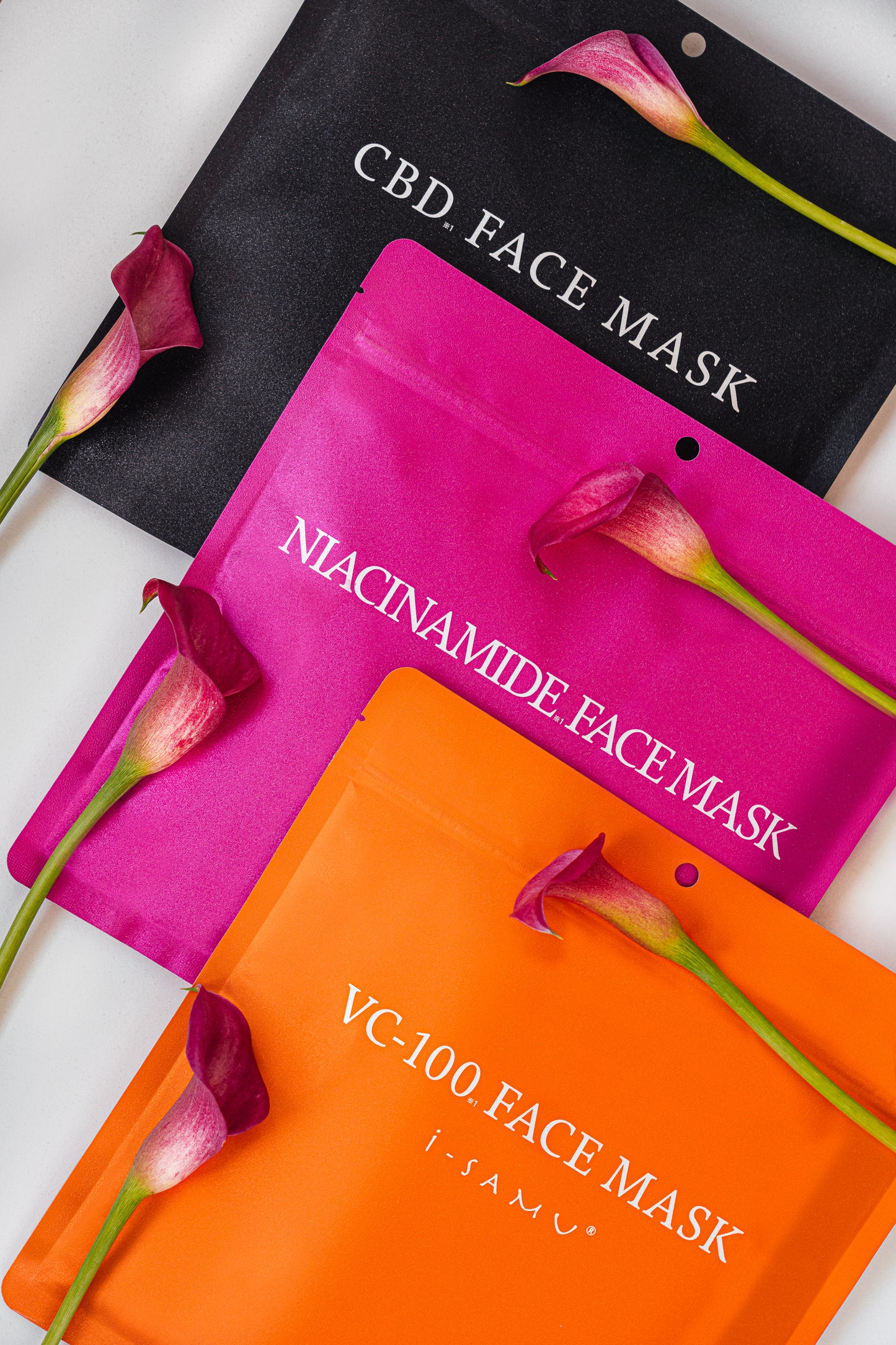 Niacinamide Face Sheet Masks, 30 pieces per pack